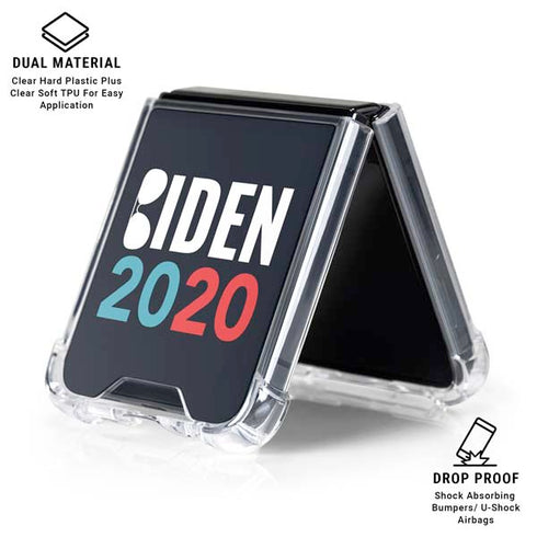 Biden 2020 Galaxy Z Flip6 Clear Case